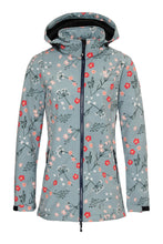 Afbeelding in Gallery-weergave laden, FLOWER, 3/4 dames jas  met afneembare capuchon, van Nordberg in herbel