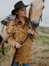 Afbeelding in Gallery-weergave laden, Duster jacket , canvas riding jacket van Scippis