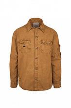 Afbeelding in Gallery-weergave laden, Cowra canvas shirt van Scippis in tobacco