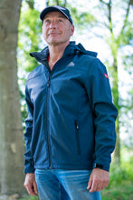 Afbeelding in Gallery-weergave laden, Eldgrim heren softshell jas in  navy met afneembare capuchon, van Nordberg