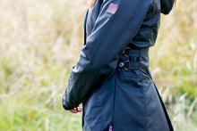 Afbeelding in Gallery-weergave laden, Katrina hooded wax jas in blauw