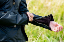 Afbeelding in Gallery-weergave laden, Katrina hooded wax jas in blauw