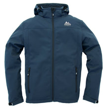 Afbeelding in Gallery-weergave laden, Eldgrim heren softshell jas in  navy met afneembare capuchon, van Nordberg