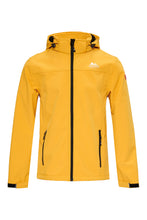 Afbeelding in Gallery-weergave laden, Eldgrim heren softshell jas in  YELLOW met afneembare capuchon, van Nordberg