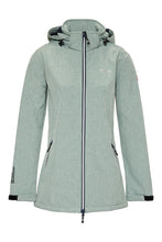 Afbeelding in Gallery-weergave laden, Ronda, 3/4 dames jas  met afneembare capuchon, van Nordberg in Herbel green