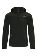 Afbeelding in Gallery-weergave laden, Eldgrim softshell jack voor heren in green met afneembare capuchon, van Nordberg
