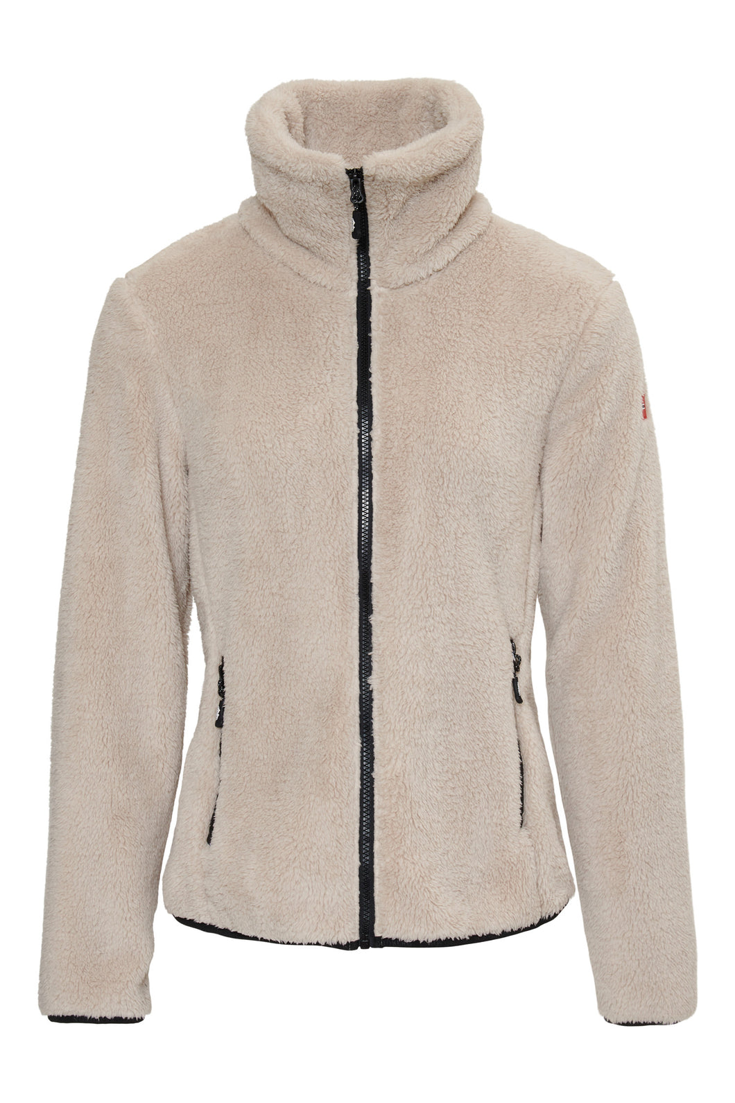 Evy, dames sherpa fleece in sand