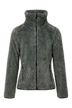 Afbeelding in Gallery-weergave laden, Evy, warme sherpa fleece in green malange
