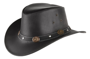 Reno, leren hoed van Scippis in black