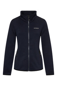 Andrea , dames fleece van Nordberg in de kleur navy