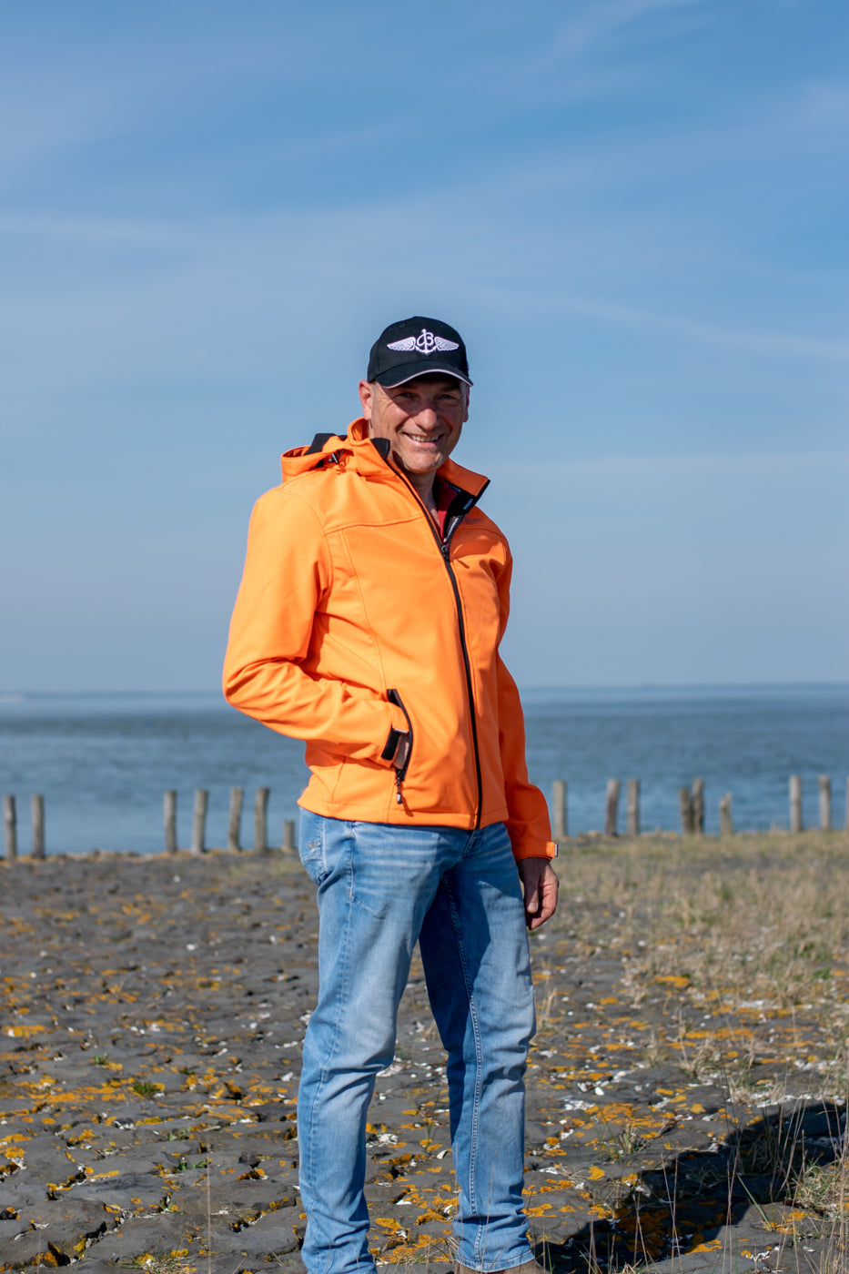 Winterjas voor heren met doorlopende ritssluiting voor bull Winterjas voor heren met doorlopende ritssluiting voor bull