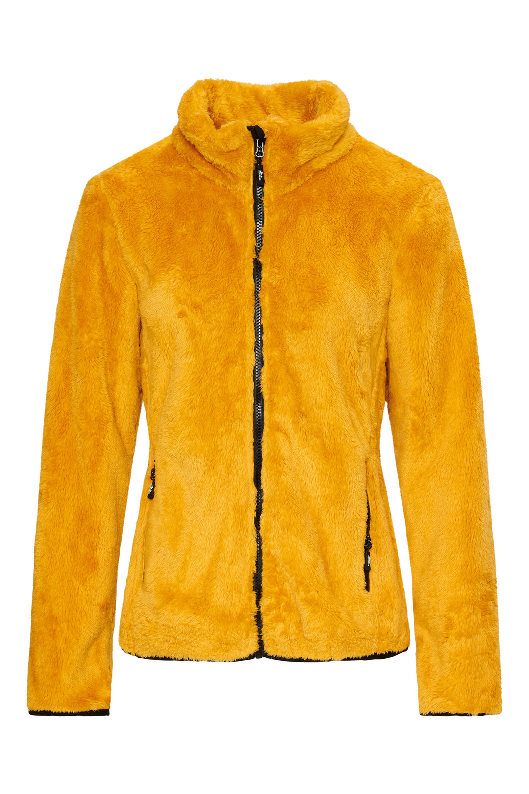 Evy, dames sherpa fleece in Golden Yellow